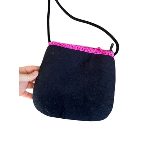 Small Colorful Boho beaded purse bohemian decorative hippie crossbody zip up - Picture 3 of 6